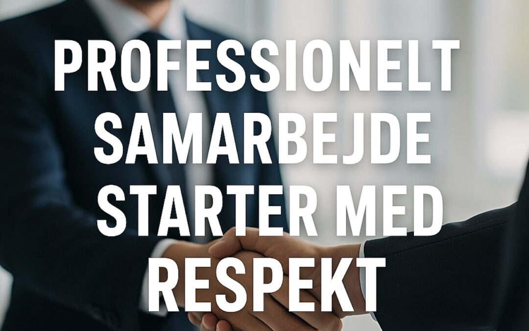 Ny artikel om samarbejde og relationer. Om hvad der bygger op og hvad der bryder ned